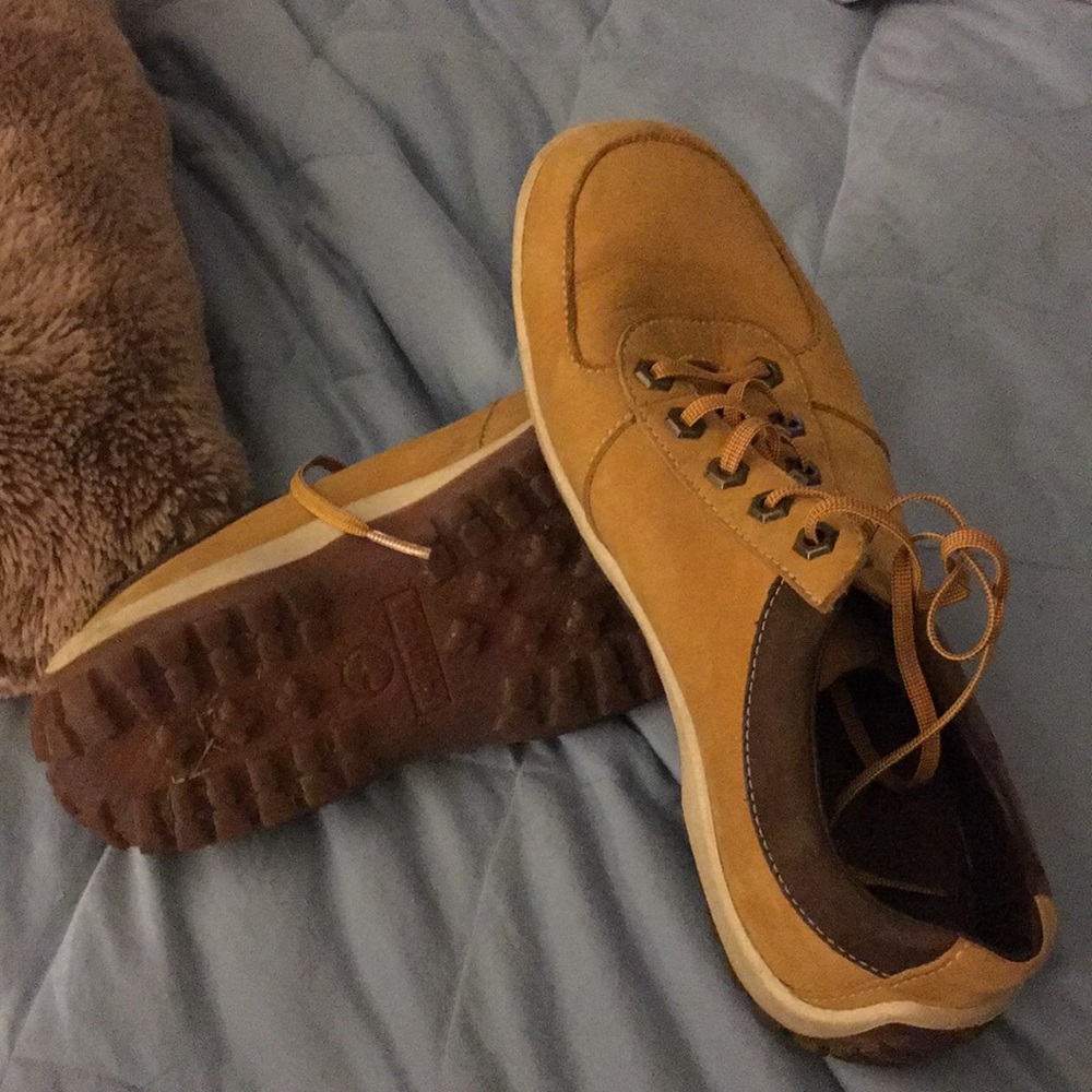 Timberland leather lacer shoes